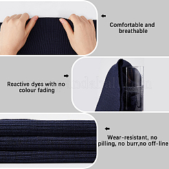 Polyester Ribbing Fabric for Cuffs&nbsp;DIY-WH0430-351D