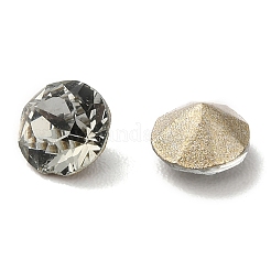 Faceted K9 Glass Rhinestone Cabochons&nbsp;GGLA-R402-08A
