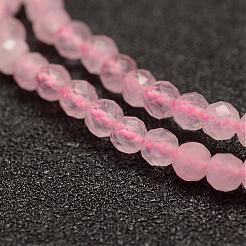 Natural Rose Quartz Beads Strands&nbsp;G-F460-35