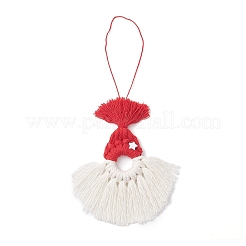 Handmade Cotton Threads Pendant Decoration&nbsp;HJEW-JM04283