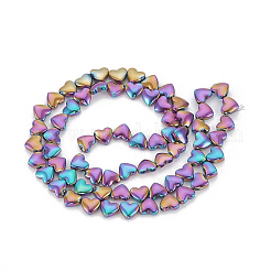 Electroplate Non-magnetic Synthetic Hematite Beads Strands&nbsp;G-T061-101D