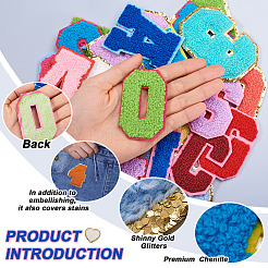 39Pcs 39 Style Computerized Embroidery Cloth Iron on/Sew on Patches&nbsp;DIY-FW0001-17