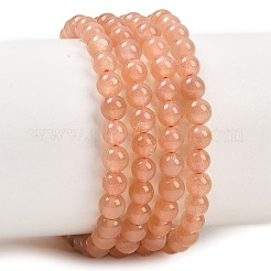 Natural Sunstone Beads Strands&nbsp;G-G342-A01-4.5mm