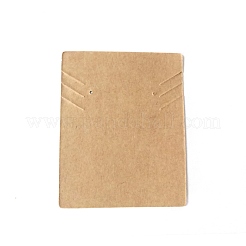 長方形厚紙イヤリングディスプレイカード  ジュエリーディスプレイ用  花柄  ペルー  6.4x5.1x0.02cm  約100個/袋&nbsp;CDIS-WH0020-04