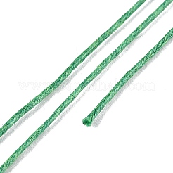 中国のワックスコットンコード  ミディアムシーグリーン  1mm  約382.76ヤード（350m）/バンドル&nbsp;YC-YC163-1