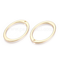 合金ペンダント  オーバルチャーム  ゴールドカラー  4.5x23.5mm  穴：1.6mm&nbsp;X1-PALLOY-TAC0044-30G