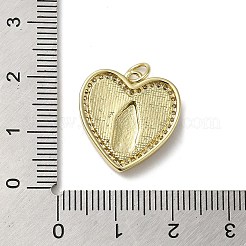 Brass Micro Pave Cubic Zirconia Pendants&nbsp;KK-Q808-32G