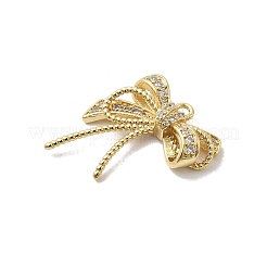 Brass Micro Pave Cubic Zirconia Pendants&nbsp;KK-A275-09G