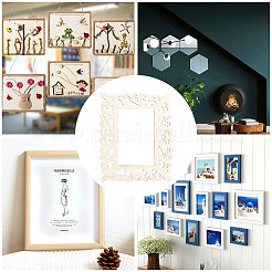 Natural Wood Wall Art Decor Wood Sign&nbsp;WOOD-WH0103-19