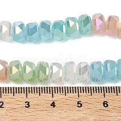 Electroplate Transparent Glass Beads Strands&nbsp;EGLA-K015-17