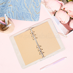 Cloth 6-Ring Loose Leaf Zipper Book Covers&nbsp;AJEW-WH20042-09B