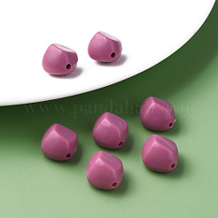 不透明なアクリルビーズ  ナゲット  フラミンゴ  15.5x14x11mm  穴：1.8mm  約380個/500g&nbsp;MACR-S373-137-A12