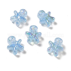UV Plating Rainbow Iridescent Acrylic Beads&nbsp;PACR-M002-11