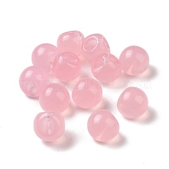 イミテーションゼリー風アクリルチャーム  ティアドロップ  オールドローズ  13.5x13x13.5mm  穴：3mm  約365個/500g&nbsp;OACR-B002-06C