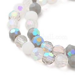 Electroplate Glass Beads Strands&nbsp;EGLA-P048-A03