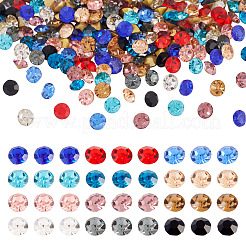 Pointed Back Glass Rhinestone Cabochons&nbsp;RGLA-YS0001-04C