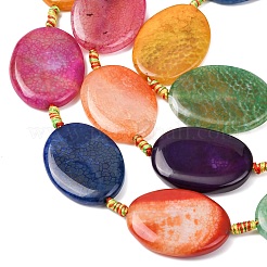Natural Dragon Veins Agate Beads Strands&nbsp;G-F825-B01-01