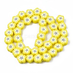 Handmade Polymer Clay Beads Strands&nbsp;CLAY-S096-042E