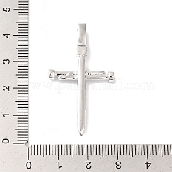 Rack Plating Brass Micro Pave Clear Cubic Zirconia Pendants&nbsp;KK-B092-05P