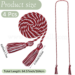 Polyester Double-end Tassels Fringed Bachelor's Gown Hanger&nbsp;FIND-WH20041-001D