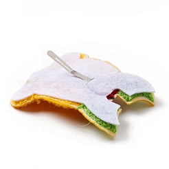 Christmas Bell Cloth Snap Hair Clips&nbsp;LS-PHAR-G003-10