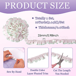 10Yards Polyester Lace Ribbon&nbsp;OCOR-TA0004-26C