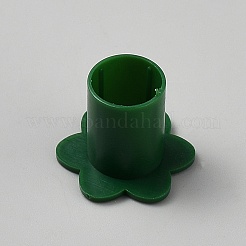 PVCガーデン竹ポールカバー  花  26.5x26.5x23mm  内径：14.5mm&nbsp;AJEW-WH20070-225A