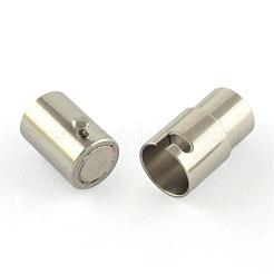Tarnish Resistant Smooth Surface 316 Surgical Stainless Steel Locking Tube Magnetic Clasps&nbsp;STAS-R074-35