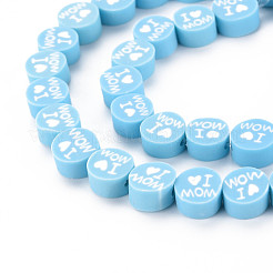 Handmade Polymer Clay Bead Strands&nbsp;CLAY-S096-013B