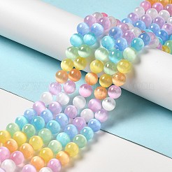 Natural Selenite Beads Strands&nbsp;G-P493-01A