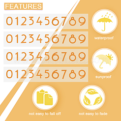 Waterproof Self Adhesive Craft Stickers&nbsp;DIY-GF0002-59A-03