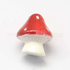 リモ樹脂デコデンカボション  模造食品  暗赤色  17x16mm&nbsp;X-CRES-R183-08A