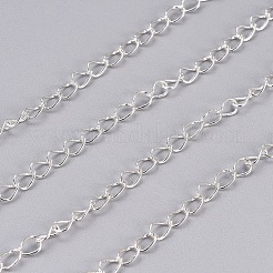 Brass Twisted Chains&nbsp;X-CHC-Q001-5x4mm-S