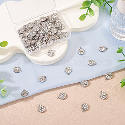 60Pcs 304 Stainless Steel Charms. Paw Print Charm&nbsp;STAS-TA0001-45