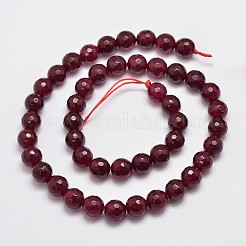 Natural Malaysia Jade Bead Strands&nbsp;G-A147-8mm-A09