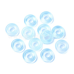 Transparent Glass European Beads&nbsp;GLAA-D009-01B