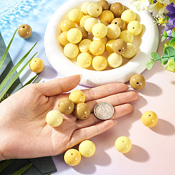 40Pcs 4 Colors Opaque Acrylic Beads&nbsp;MACR-TA0002-98