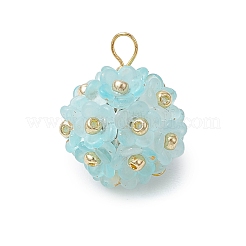 Frosted Transparent Acrylic Pendants&nbsp;PALLOY-MZ00670
