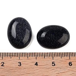 合成ブルーゴールドストーン青金砂石カボション  オーバル  20x15x5.5mm&nbsp;G-G108-02A