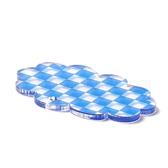 Transparent Acrylic Disc Pendants&nbsp;TACR-G035-01