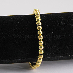 6MM Adjustable 304 Stainless Steel Round Beaded Stretch Bracelets for Women&nbsp;UQ9222-1
