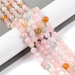 Natural Morganite Beads Strands&nbsp;LS-G-F770-C09-05