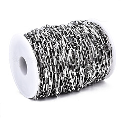 Tarnish Resistant 304 Stainless Steel Rectangle Cable Chains&nbsp;CHS-T003-29B-P