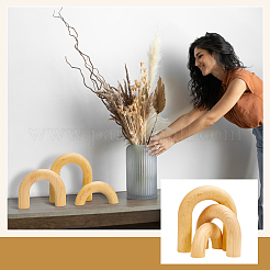3Pcs Wooden Display Decorations&nbsp;DJEW-WH0043-95