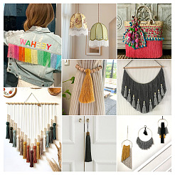 Polyester Tassel Lace Trim&nbsp;OCOR-TAC0013-16B