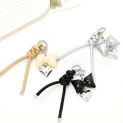 1Pc Imitation Leather Keychain&nbsp;AJEW-CL0001-09B