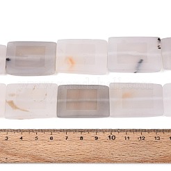 Dyed Natural white Agate Beads Strands&nbsp;G-T144-25B-01
