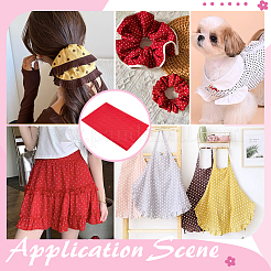 1M Polka Dot Pattern Cotton Fabric&nbsp;DIY-PH0038-29C