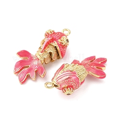 Brass Micro Pave Cubic Zirconia Pendants&nbsp;KK-D019-30G