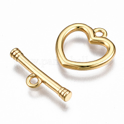 Brass Toggle Clasps&nbsp;KK-T063-93G-NF